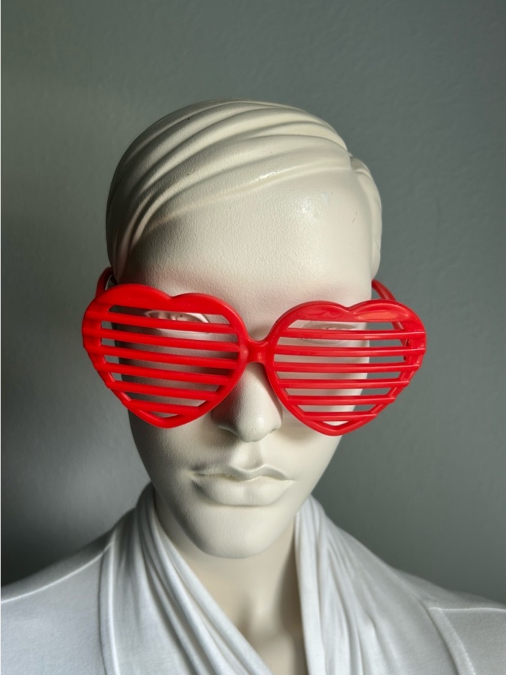 Red Heart Vented Party Sunglasses